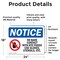 Signmission 18 in Height, 24 in Width, Vinyl Decal, Rectangle OS-2PACK-NS-D-1824-L-14389 - alternate 3